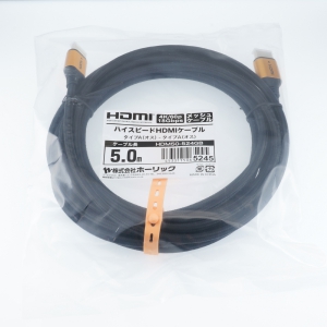 ホーリック HDMIケーブル 5m メッシュケーブル ゴールド HDMIケーブル 5m メッシュケーブル ゴールド HDM50-524GB 画像3