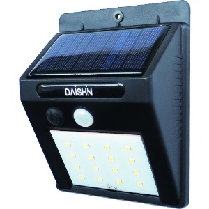 ソーラーセンサーライト ウォールライト DLS-WL001 DAISHIN(大進)