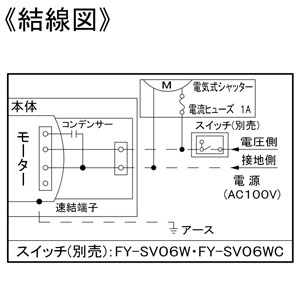 パナソニック 天井埋込形換気扇 ルーバーセットタイプ 2室用 埋込寸法□240mm パイプ径φ100mm 電気式高気密シャッター付 天井埋込形換気扇 ルーバーセットタイプ 2室用 埋込寸法□240mm パイプ径φ100mm 電気式高気密シャッター付 FY-24CPSS8 画像4