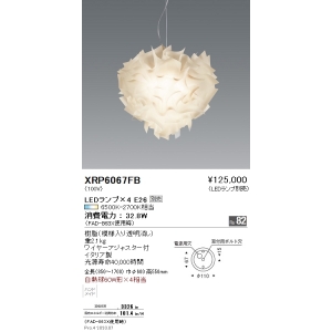 遠藤照明 《Abita Style》 GE ペンダイトライト ランプ別売 《Abita Style》 GE ペンダイトライト ランプ別売 XRP6067FB 画像2