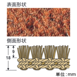 テラモト カルナマット 450×750mm カルナマット 450×750mm MR-130-020-0 画像2