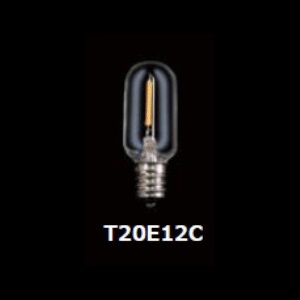 東西電気産業 【ケース販売特価 25個セット】T20形フィラメントLED E12 クリア T20形フィラメントLED E12 クリア TZT20E12C-0.8-110/21_set