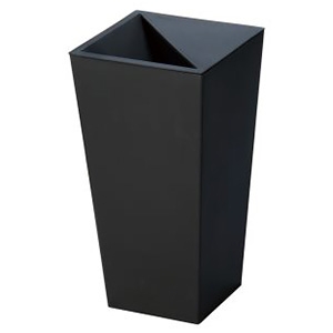 テラモト 【生産完了品】ゴミ箱 《ユニード カクス》 容量9L ブラック ゴミ箱 《ユニード カクス》 容量9L ブラック DS-452-036-7