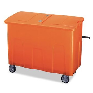 テラモト 【生産完了品】リサイクルカートアウトバー0.7 容量700L オレンジ DS-224-070-7