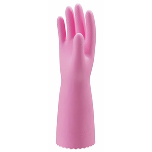 テラモト 【生産完了品】ビニール手袋 《ビニトップ厚手》 Mサイズ ピンク CE-483-002-6
