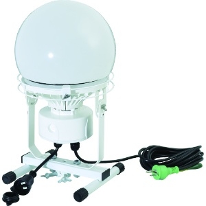 日動工業 床置きLED投光器(連結可能)ディスクボール100w 床スタンド式 昼白色 収納ケース付 L100W-AB-50K-PBOX