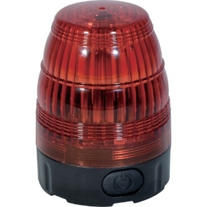 日動工業 小型LED回転灯 LEDフラッシャー75 電池式・マグネット付 赤 小型LED回転灯 LEDフラッシャー75 電池式・マグネット付 赤 NLF75-BA-R