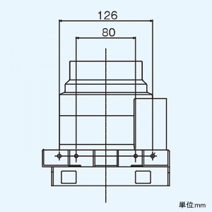 東芝 電気式シャッター 排気口用 ダクト用換気扇本体プラスチック10cmタイプ用 電気式シャッター 排気口用 ダクト用換気扇本体プラスチック10cmタイプ用 DV-10CES 画像3