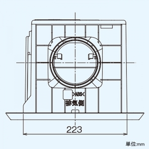 日本キヤリア(東芝) ダクト用換気扇 ≪ツインエアロファン≫ ルーバーセットタイプ 優良住宅部品 BL規格浴室用&#8545;型 低騒音形 強弱付 スタンダード格子タイプ サニタリー用 プラスチックボディ 3極接地形差込み引掛けプラグ電源コード付 接続ダクトφ100mm 埋込寸法225mm角 ダクト用換気扇 ≪ツインエアロファン≫ ルーバーセットタイプ 優良住宅部品 BL規格浴室用&#8545;型 低騒音形 強弱付 スタンダード格子タイプ サニタリー用 プラスチックボディ 3極接地形差込み引掛けプラグ電源コード付 接続ダクトφ100mm 埋込寸法225mm角 DVF-T14CLDKBH 画像3