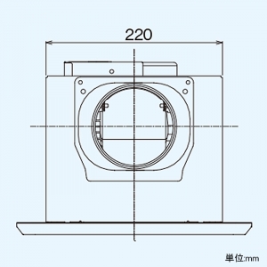 日本キヤリア(東芝) ダクト用換気扇 ≪ツインエアロファン≫ ルーバーセットタイプ 優良住宅部品 BL規格浴室用&#8545;型 低騒音形 強弱付 スタンダード格子タイプ サニタリー用 鋼板ボディ 3極接地形差込みプラグ電源コード付 接続ダクトφ100mm 埋込寸法225mm角 ダクト用換気扇 ≪ツインエアロファン≫ ルーバーセットタイプ 優良住宅部品 BL規格浴室用&#8545;型 低騒音形 強弱付 スタンダード格子タイプ サニタリー用 鋼板ボディ 3極接地形差込みプラグ電源コード付 接続ダクトφ100mm 埋込寸法225mm角 DVF-T14LDB 画像3