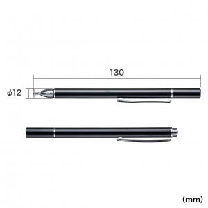 サンワサプライ ディスク式タッチペン(ブラック) ディスク式タッチペン(ブラック) PDA-PEN49BK 画像2