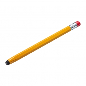 サンワサプライ シリコンゴムタッチペン(オレンジ・鉛筆型) シリコンゴムタッチペン(オレンジ・鉛筆型) PDA-PEN53D