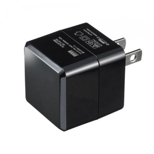 サンワサプライ キューブ型USB充電器(1A・高耐久タイプ・ブラック) キューブ型USB充電器(1A・高耐久タイプ・ブラック) ACA-IP70BK 画像5