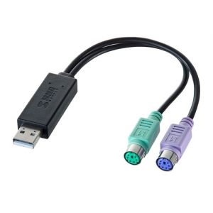 サンワサプライ USB-PS/2変換コンバータ USB-PS/2変換コンバータ USB-CVPS6