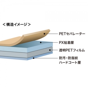 サンワサプライ NEC LAVIE Tab E 8型 TE508/KAS用液晶保護指紋防止光沢フィルム NEC LAVIE Tab E 8型 TE508/KAS用液晶保護指紋防止光沢フィルム LCD-LTE508KFP 画像2