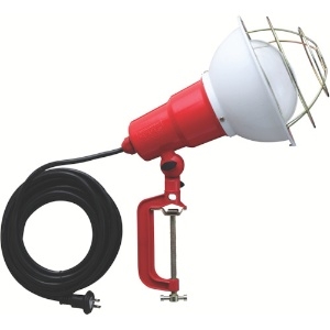 ハタヤ 【生産完了品】屋外用作業灯 リフレクターランプ300W 電線5m バイス付 RY-305
