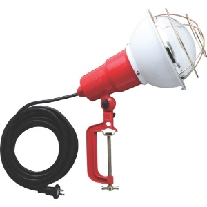 ハタヤ 【生産完了品】屋外用作業灯 リフレクターランプ500W 電線5m バイス付 RY-505