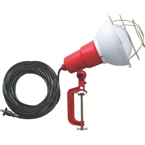 ハタヤ 【生産完了品】屋外用作業灯 リフレクターランプ300W 電線10m バイス付 RY-310