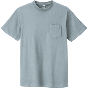 アイトス 半袖Tシャツ(ポケット付)(男女兼用) モクグレー S 半袖Tシャツ(ポケット付)(男女兼用) モクグレー S AZ10531144S