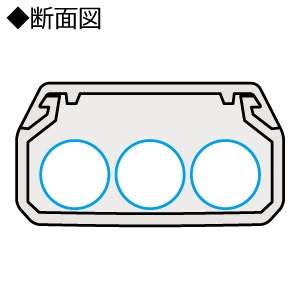 ELECOM フラットモール 幅22mm 長さ1m 両面シール付 木目調 フラットモール 幅22mm 長さ1m 両面シール付 木目調 LD-GAF2/WD 画像2