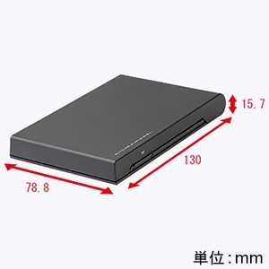 ELECOM 2.5インチポータブルHDD・SSDケース USB3.2Gen1対応 2.5インチポータブルHDD・SSDケース USB3.2Gen1対応 LGB-PBSU3 画像2