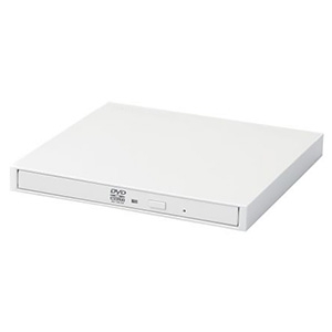 ELECOM ポータブルDVDドライブ USB3.2Gen1対応 Windows用書込ソフト付 Type-Cケーブル付 ホワイト LDR-PML8U3CLWH