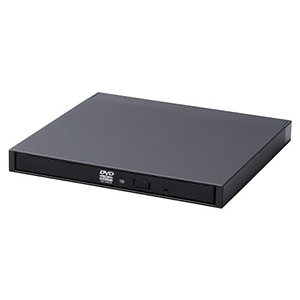 ELECOM ポータブルDVDドライブ USB3.2Gen1対応 Windows用再生・書込・編集ソフト付 ブラック LDR-PML8U3VBK