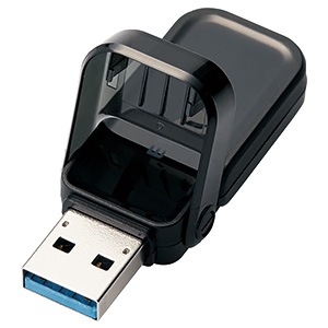 ELECOM フリップキャップ式USBメモリー USB3.1Gen1対応 128GB ブラック フリップキャップ式USBメモリー USB3.1Gen1対応 128GB ブラック MF-FCU3128GBK