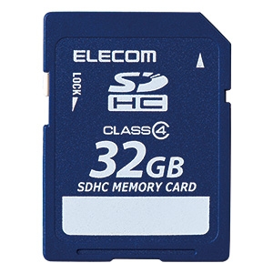 ELECOM SDHCカード 32GB Class4対応 データ復旧サービス付 SDHCカード 32GB Class4対応 データ復旧サービス付 MF-FSD032GC4R