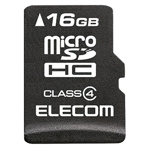 ELECOM microSDHCカード 16GB 防水性能IPX7 Class4対応 データ復旧サービス付 microSDHCカード 16GB 防水性能IPX7 Class4対応 データ復旧サービス付 MF-MSD016GC4R