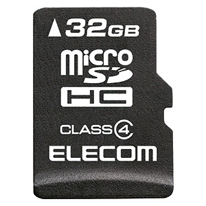 ELECOM microSDHCカード 32GB 防水性能IPX7 Class4対応 データ復旧サービス付 microSDHCカード 32GB 防水性能IPX7 Class4対応 データ復旧サービス付 MF-MSD032GC4R