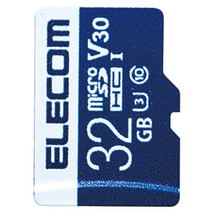 ELECOM microSDHCカード 32GB 防水性能IPX7 UHS-&#8544;U3・V30対応 データ復旧サービス付 microSDHCカード 32GB 防水性能IPX7 UHS-&#8544;U3・V30対応 データ復旧サービス付 MF-MS032GU13V3R