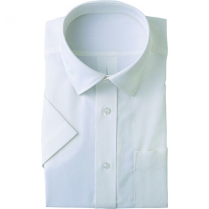 アイトス 半袖カッターシャツ ホワイト L AZ43070001L