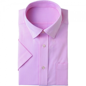 アイトス 半袖カッターシャツ ピンク L AZ43070060L