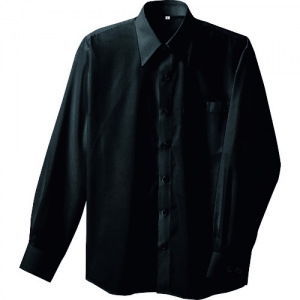 アイトス 長袖シャツ(男女兼用) ブラック L 長袖シャツ(男女兼用) ブラック L AZ8020010L