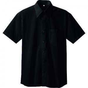 アイトス 半袖シャツ(男女兼用) ブラック SS 半袖シャツ(男女兼用) ブラック SS AZ8021010SS
