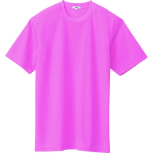アイトス 吸汗速乾(クールコンフォート)半袖Tシャツ(ポケット無し)(男女兼用) ピンク S AZ10574060S