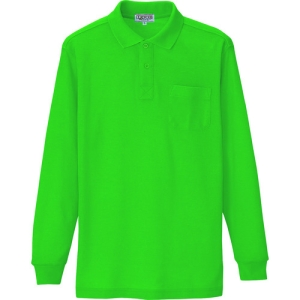 アイトス 長袖ポロシャツ(男女兼用) グリーン 3L 長袖ポロシャツ(男女兼用) グリーン 3L AZ76140303L