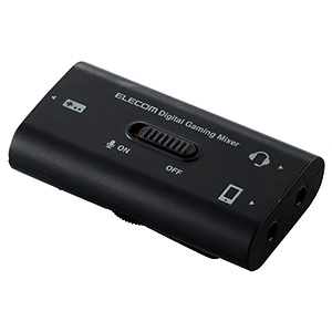 ELECOM デジタルミキサー USB接続 PS&reg;4・Switch対応 接続用ケーブル付 HSAD-GM30MBK