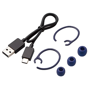 ELECOM ヘッドセット Bluetooth&reg;5.0対応 Type-Cポート搭載 ブルー ヘッドセット Bluetooth&reg;5.0対応 Type-Cポート搭載 ブルー LBT-HSC20MPBU 画像2