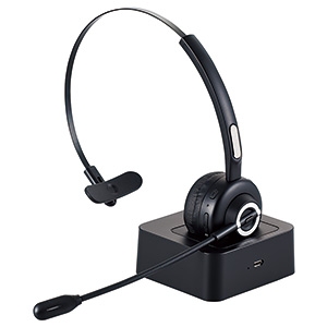 ELECOM 【生産完了品】片耳ヘッドセット オーバーヘッドタイプ Bluetooth&reg;5.0対応 充電台付 片耳ヘッドセット オーバーヘッドタイプ Bluetooth&reg;5.0対応 充電台付 LBT-HSOH11PCBK