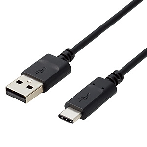 ELECOM USB2.0ケーブル TypeA-TypeC 長さ2.0m GM-U2CAC20BK