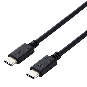 ELECOM USB2.0ケーブル TypeC-TypeC スタンダードタイプ PD対応 長さ1.0m ブラック USB2.0ケーブル TypeC-TypeC スタンダードタイプ PD対応 長さ1.0m ブラック MPA-CC10PNBK