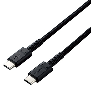 ELECOM USB2.0ケーブル TypeC-TypeC 高耐久タイプ PD対応 長さ0.3m ブラック MPA-CCS03PNBK