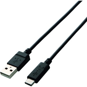 ELECOM USB2.0ケーブル TypeA-TypeC 3A出力対応 長さ1.0m USB2.0ケーブル TypeA-TypeC 3A出力対応 長さ1.0m TB-AC10NBK