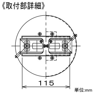 DAIKO LEDシーリングアダプター 配線ダクト取付用 埋込穴φ100mmダウンライト用 ブラック LEDシーリングアダプター 配線ダクト取付用 埋込穴φ100mmダウンライト用 ブラック LZA-93319 画像3