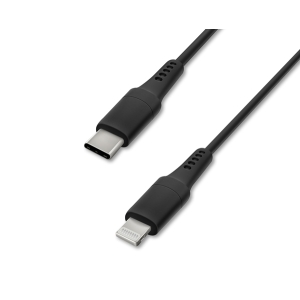アイリスオーヤマ USB-C to Lightningケーブル 1.5m ブラック USB-C to Lightningケーブル 1.5m ブラック ICCL-A15-B