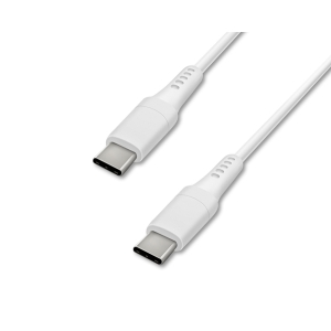 アイリスオーヤマ USB-C to USB-Cケーブル 1m ホワイト ICCC-A10-W
