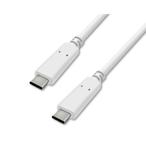 アイリスオーヤマ USB-C to USB-Cケーブル 1m (GEN2) ホワイト USB-C to USB-Cケーブル 1m (GEN2) ホワイト ICCC-B10-W