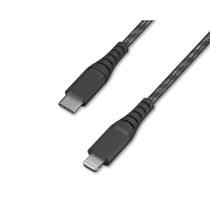 アイリスオーヤマ 高耐久USB-C to Lightningケーブル 1m ブラック 高耐久USB-C to Lightningケーブル 1m ブラック ICCL-C10-B